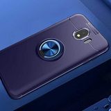 Aksesuarcim Samsung Galaxy J4 Kılıf Silikon Mıknatıs Yüzüklü Standlı Kapak Rave Mavi
