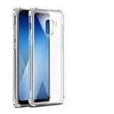 Aksesuarcim Samsung Galaxy J6 Silikon Kılıf Şeffaf Darbe Korumalı AntiShock Kap Şeffaf