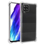 Aksesuarcim Samsung Galaxy M12 Silikon Kılıf Şeffaf Darbe Korumalı AntiShock Kap Şeffaf