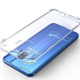 Aksesuarcim Samsung Galaxy S9 Plus Silikon Kılıf Şeffaf Darbe Korumalı AntiShock Kap Şeffaf