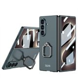 Aksesuarcim Samsung Galaxy Z Fold 8 Ultra ile Uyumlu Kılıfı Kamera Lens Korumalı Yüzük Standlı Mat Renkli İnce Kapak Kıpta Ring Titanyum