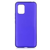 Aksesuarcim Xiaomi Mi 10 Lite ile Uyumlu Kılıfı Silikon Pastel Renkli Mat Esnek İnce Kapak Prem Saks Mavi