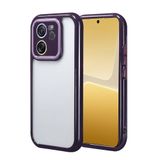 Aksesuarcim Xiaomi Mi 13T Pro Kılıf Silikon Kamera Korumalı Çerçeve Tasarımlı Kapak Vitam Derin Mor