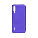 Aksesuarcim Xiaomi Mi A3 ile Uyumlu Kılıfı Silikon Pastel Renkli Mat Esnek İnce Kapak Prem Saks Mavi
