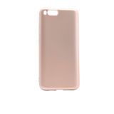 Aksesuarcim Xiaomi Mi Note 3 ile Uyumlu Kılıfı Silikon Pastel Renkli Mat Esnek İnce Kapak Prem Gold