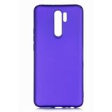 Aksesuarcim Xiaomi Poco M2 ile Uyumlu Kılıfı Silikon Pastel Renkli Mat Esnek İnce Kapak Prem Saks Mavi