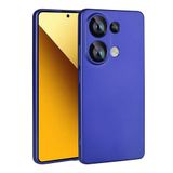 Aksesuarcim Xiaomi Poco M6 Pro 4G ile Uyumlu Kılıfı Silikon Pastel Renkli Mat Esnek İnce Kapak Prem Saks Mavi