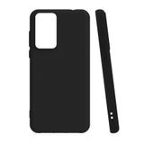 Aksesuarcim Xiaomi Poco X3 GT ile Uyumlu Silikon Kılıf Mat Pastel Renkli Parmak İzi Bırakmayan Yumuşak Kapak Biy Siyah