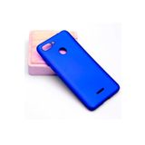 Aksesuarcim Xiaomi Redmi 6 ile Uyumlu Kılıfı Silikon Pastel Renkli Mat Esnek İnce Kapak Prem Saks Mavi