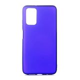 Aksesuarcim Xiaomi Redmi 9T ile Uyumlu Kılıfı Silikon Pastel Renkli Mat Esnek İnce Kapak Prem Saks Mavi