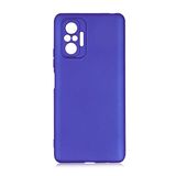 Aksesuarcim Xiaomi Redmi Note 10 Pro ile Uyumlu Kılıfı Silikon Pastel Renkli Mat Esnek İnce Kapak Prem Saks Mavi