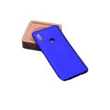 Aksesuarcim Xiaomi Redmi Note 5 Pro ile Uyumlu Kılıfı Silikon Pastel Renkli Mat Esnek İnce Kapak Prem Saks Mavi