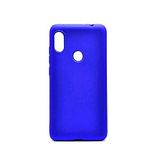 Aksesuarcim Xiaomi Redmi Note 6 Pro ile Uyumlu Kılıfı Silikon Pastel Renkli Mat Esnek İnce Kapak Prem Saks Mavi