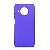 Aksesuarcim Xiaomi Redmi Note 9 Pro 5G ile Uyumlu Kılıfı Silikon Pastel Renkli Mat Esnek İnce Kapak Prem Saks Mavi