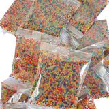 Aksh 10 Paket Gel Blaster Jel Su Boncuğu Atan Oyuncak Tüfek Mermisi 7-8 mm Sadece Boncuk Gönderilir - Çok Renkli
