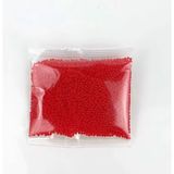 Aksh 10 Paket Gel Blaster Jel Su Boncuğu Atan Tüfek Mermisi 7-8 mm Sadece Boncuk Gönderilir - Kırmızı