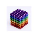 Aksh Altı Renkli Sihirli Manyetik Toplar Neodyum Mıknatıs Bilye 5 mm Neo Cube 150 adet boncuk bilye