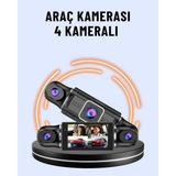 Aksiyon Global 170° Geniş Açı 4 Kameralı Araç Kamerası Hareket Algılamalı ( Lisinya )