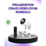 Aksiyon Global 2.4g Kablosuz Destekli Oyun ve Film Projeksiyonu Ev Kullanımı Için ( Lisinya )