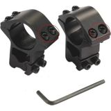 Aksiyon Global -25.4mm Dürbün Için 11MM Yüksek Havalı / Av Tüfeği Ayağı ( Lisinya )