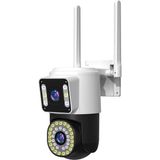 Aksiyon Global 4mp Yoosee Çift Lens Ip Kamera - Wıfı Açık Otomatik Izleme, Su Geçirmez Kablosuz Güvenlik Ev Kamerası, Renkli Gece Görüş ( Lisinya )