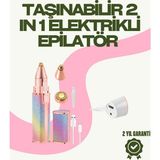 Aksiyon Global 8000 Rpm Taşınabilir Epilatör – Kaş Düzeltici ve Dudak Epilatörlü Pille Çalışan - Lisinya
