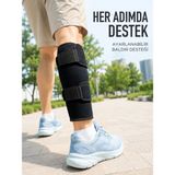 Aksiyon Global Alt Baldır Destekliği Çift Sabitleme Bantlı Ayarlanabilir Spor Baldırlığı - Lisinya