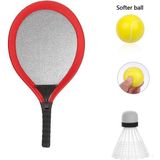 Aksiyon Global Badminton Seti ve Soft Tenis Topu - Rkt-35 - Kırmızı (Lisinya)