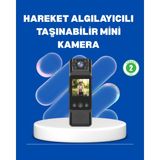 Aksiyon Global Mini Kamera 1080P Full Hd Döner Lens Taşınabilir ( Lisinya )