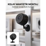 Aksiyon Global Mini Wi-Fi Güvenlik Kamerası A9 Hd Görüntü Hareket Algılama ve Uzaktan Canlı Izleme - Lisinya
