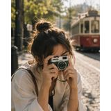 Aksiyon Global Retro Tasarımlı 1080P Hd Mini Dijital Kamera IPS Ekranlı Taşınabilir Kamera - Lisinya