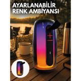 Aksiyon Global Rgb Aydınlatmalı Kablosuz Bluetooth Hoparlör USB Bellek Tf Kart Destekli - Lisinya