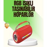 Aksiyon Global Rgb LED Işıklı 20W Taşınabilir Bluetooth Hoparlör Ipx6 Suya Dayanıklı ( Lisinya )