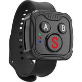 Aksiyon Kamera Bluetooth Kumandası Bilek Kayışlı, Djı Action 4/5 Pro/6, Gopro Hero 9/10/11/12/13 ve INSTA360 X3/x4/x5 ile Uyumlu, Type-C Şarjlı Uzakta - Çok Renkli - Standart