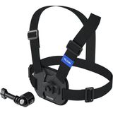 Aksiyon Kamera Göğüs Askısı (Vest Chest) | Hızlı Çıkarılabilir Yelek Göğüs Kayışı | Gopro 13/12/11/10/9/8/7/6/5, Osmo Action 3/4/5 Pro, Insta360 Modelleri İle Uyumludur (Siyah)