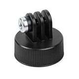 Aksiyon Kamera Monopod Su Şişesi Bağlayıcı Montaj Adaptörü Çap 37mm Siyah