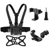 Aksiyon Kamera Ve Telefon Tutucu Göğüs Askısı, 5 Parça, Gezi Seyahat Ve Sürüşlerde Kullanmak İçin Insta360 X3, X2, X4, X5, One Rs, Go 3, One X, Evo İle Uyumlu