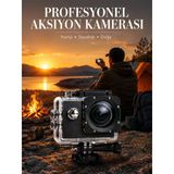 Aksiyon Kamerası Su Geçirmez Spor Kamerası