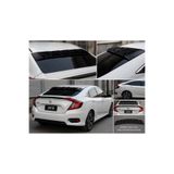 AKSOY Honda Civic Fc5 Visör Cam Üstü Spoiler Piano Black