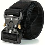 Aksoy Tactical Kobra Tokalı Taktik Eğitim Kemeri Tarz Palaska - Siyah - 125 cm