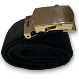 Aksoy Tactical Tactical Sarı Metal Tokalı Kemer Askeri Taktik Palaska - Standart - Siyah