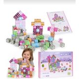 Aksoy Toys 113 Parça Manyetik Küpler Magnivity Building Cubes Bloklar Inşa ve Zeka Geliştirici Oyuncak Seti