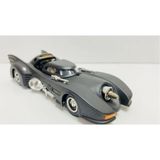Aksoy Toys Sesli Işıklı Batman Arabası Batmobile Oyuncak Çek Bırak Araba Metal 12 cm - Siyah