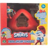 Aksoy Toys Şirinler Evi Oyun Seti Şakacı Şirin ve Evi The Smurfs Figür Şakacı - Kırmızı