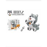 Aksoy Toys Uzaktan Kumandalı 50 Fonksiyon Akıllı Interaktif Öğretici Robot Oyuncak Köpek - Gri