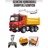 Aksoy Toys Uzaktan Kumandalı Damperli Kamyon Full Fonksiyon Şarjlı Iş Makinesi Kamyonet
