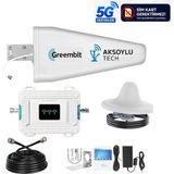 Aksoylu Tech Greemblt 3 Band Set Gsm Sinyal Artırıcı Ultra Güç 900 1800 2100 Anten ile Geniş Kapsama Alanı