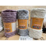Aksu Bebek Battaniyesi Ipeksoft Tomurcuk Outlet - Açık Krem - Kaplumbağa Yeşili - 12 - 18 Ay