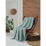 Aksu Brighton Collection Pamuklu Tv Battaniye 130 x 170 Mint - 130 x 170 cm