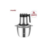Aksu Çelik ve Plastik Hazneli 2 Lt Rondo Blender Doğrayıcı, Pratik Kullanım